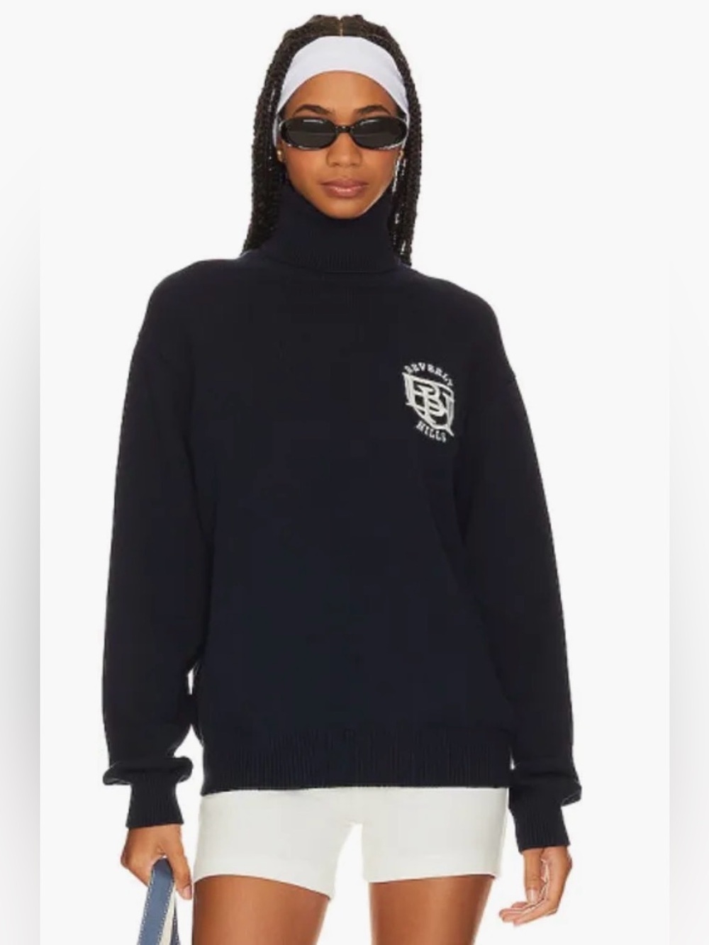 Beverly Hills x Revolve Turtleneck Sweater - Navy